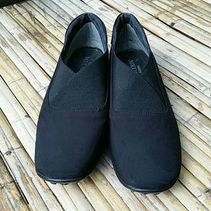 Sesto Meucci Urika Black Slip On Loafers Size 8M